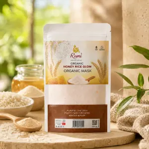 RUMI Honey Rice Glow Organic Mask