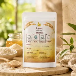 RUMI Honey Rice Glow Organic Mask