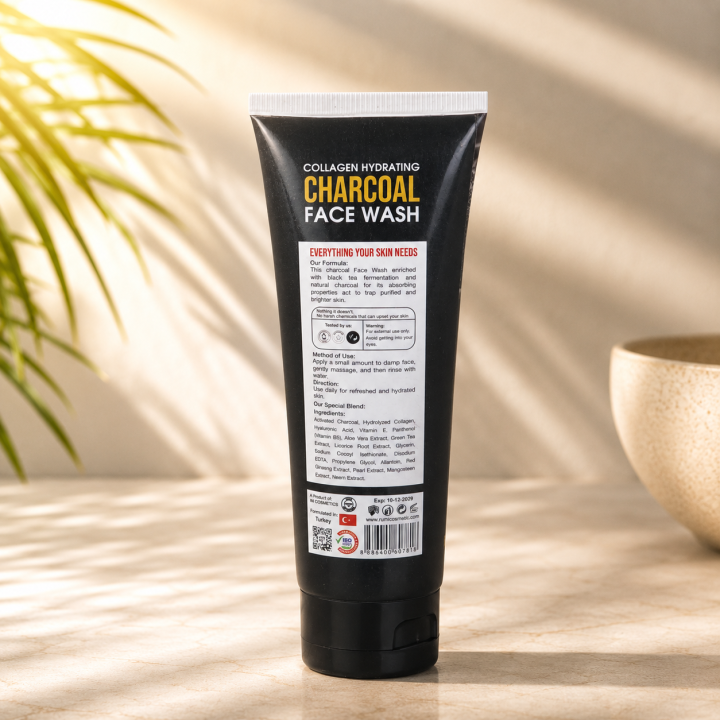 RUMI Charcoal & Collagen Hydrating Face Wash