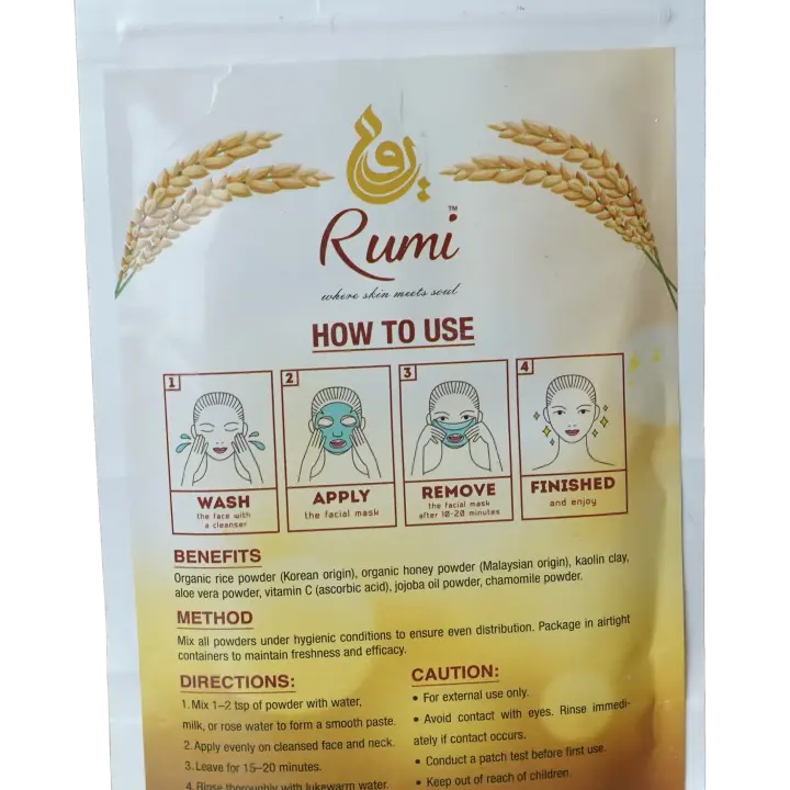 RUMI Honey Rice Mask
