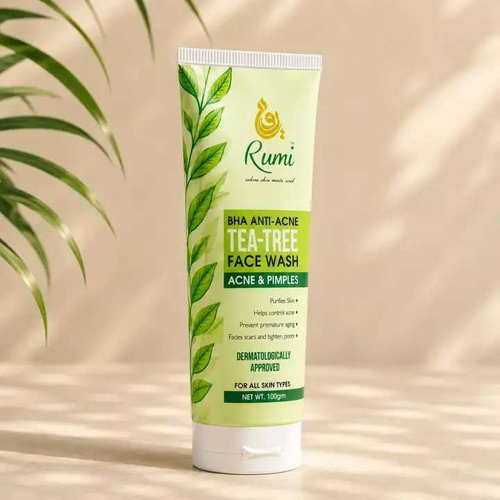 RUMI Tea Tree & BHA Anti Acne Face Wash